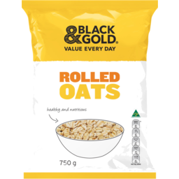 Photo of Black & Gold Rolled Oats