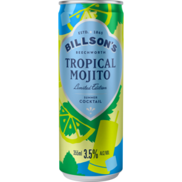 Photo of Billson's Tropical Mojito Canned Cocktail 355ml