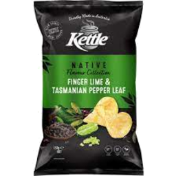 Photo of Kettle Chips Nat Fngr Lme150gm