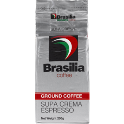 Photo of Brasilia Supa Crema Espresso Ground Coffee 250g