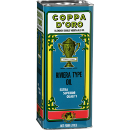 Photo of Coppa Doro Blended Edible Vegetable Oil 4l