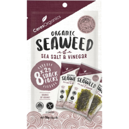 Photo of Ceres Organics Salt & Vinegar Seaweed Snacks