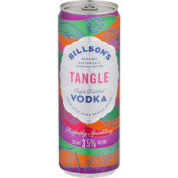 Photo of Billson's Vodka Fruit Tangle Can 355ml Ea