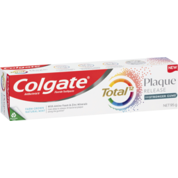 Photo of Colgate Total Plaque Release Toothpaste, 95g, Farm-Grown Natural Mint, For Stronger Gums 95g