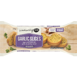 Photo of Community Co Garlic Bread 9 Slices
