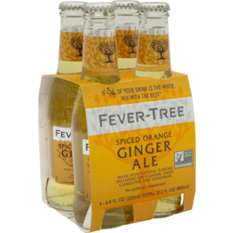 Photo of Fever Tree Spiced Orange Ginger Ale Bottles