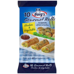 Photo of Borgs Gourmet Rolls Chicken And Vegetable 850gm