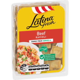 Photo of Latina Fresh Beef Ravioli Pasta 625g