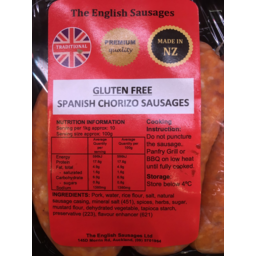 Photo of The English Sausage Spanish Chorizo KG