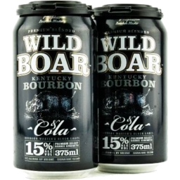 Photo of Wild Boar Extra Smooth Bourbon Whiskey & Cola Can 15%