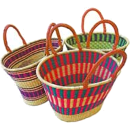 Photo of Elephant Grass Baskets - Oval