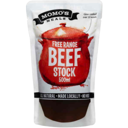 Photo of Momo's F/Range Beef Stock 500ml