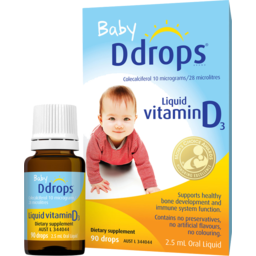 Photo of DDROPS Baby Liquid Vitamin D3 400iu