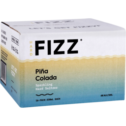 Photo of Hard Fizz Pina Colada Seltzer 330ml Can Ctn