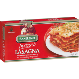 Photo of Lasagna sheets Instant SAN REMO