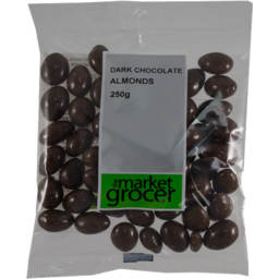 Photo of Market Grocer Dark Choc Almonds 250gm