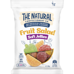 Photo of The Natural Confectionery Co. Soft Jellies Fruit Salad Lollies 180g 180g