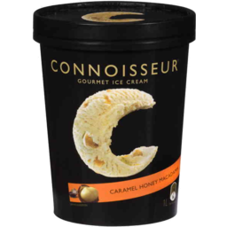 Photo of Connoisseur Gourmet Ice Cream Caramel Honey Macadamia 1l