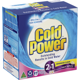 Photo of Cold Power 2 In 1 Softener, Powder Laundry Detergent, 900g