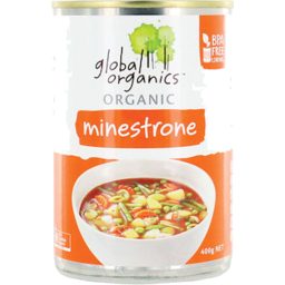 Photo of Global Organics Soup Minestrone 400gm