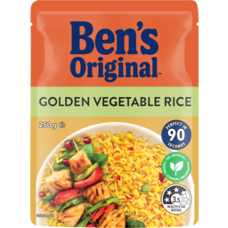 Photo of Bens Original Golden Vegetable Rice Pouch 250g