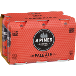 Photo of 4 Pines Pale Ale Can 375ml 6pk