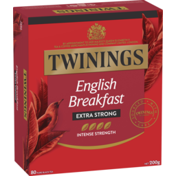 Photo of Twinings Teabag English Breakfast Extra Strong 80pk 