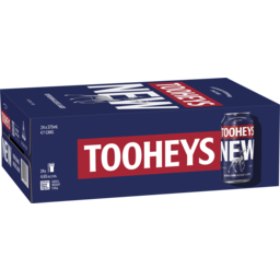 Photo of Tooheys New 24x375ml Can Carton 375ml