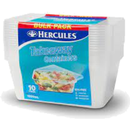 Photo of Hercules Takeaway Containers 1l