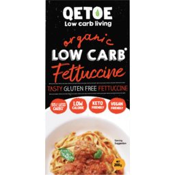 Photo of Qetoe Organic Low Carb Fettuccine 200g