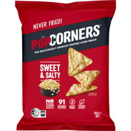 Photo of Popcorners Popped-Corn Snack Gluten Free Sweet & Salty 85g 