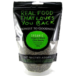 Photo of Honest to Goodness Organic Black Chia Seeds 250gr