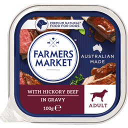 Photo of Farmers Market Hickory Beef In Gravy Wet Adult Dog Food