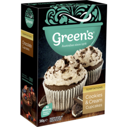 Photo of Green's Cookies & Cream Cupcakes Mix 380g