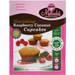 Photo of Melindas Raspberry Coconut Cupcake Mix 320g