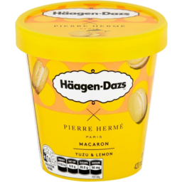 Photo of Haagen-Dazs Häagen-Dazs X Pierre Hermé Paris Ice Cream Macaron Yuzu & Lemon 420ml