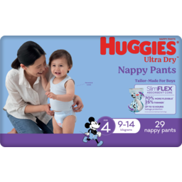 Photo of Huggies Ultra Dry Nappy Pants For Boys 9- Size 4 29 Pack