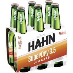 Photo of Hahn Super Dry 3.5 Bottles