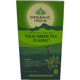 Photo of Organic India Tulsi Green Classic Tea 25pk
