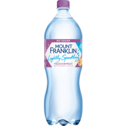 Photo of Mount Franklin Lightly Sparkling Water Passionfruit 1.25l