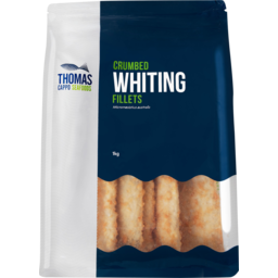 Photo of Thomas Cappo Seafoods Crumbed Whiting Fillets 1kg