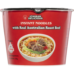 Photo of Ichiban Instant Ramen Noodles Bowl Roast Beef