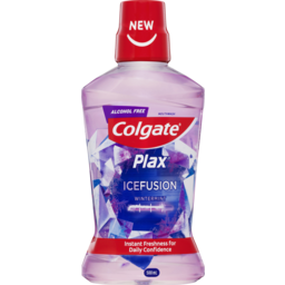 Photo of Colgate Plax Ice Fusion Antibacterial Mouthwash, , Wintermint, Alcohol Free, Bad Breath Control