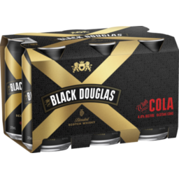 Photo of Black Douglas Scotch Whisky & Cola Can