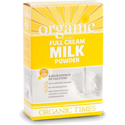 Photo of Organic Times Full Cream Milk Powder 300g