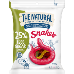 Photo of The Natural Confectionery Co. Snakes 25% Less Sugar 230g
