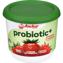 Photo of Anchor Probiotic Plus Greek Yoghurt Strawberry & Raspberry