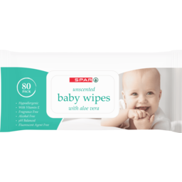 Photo of SPAR Baby Wipes 80pk