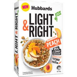 Photo of Hubbards Light & Right Peach & Seeds 450g