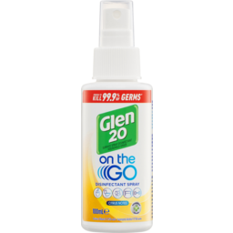 Photo of Glen 20 On The Go Disinfectant Spray Citrus Notes 100ml